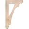 Ekena Millwork Legacy Arts and Crafts Smooth Bracket w/ Offset Brace, Douglas Fir, 5 1/2"W x 20"D x 32"H BKT0604X20X32LEC03SDF - alternate 2